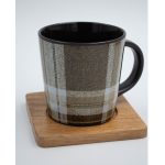 Trendy Tartan Mok Grijs